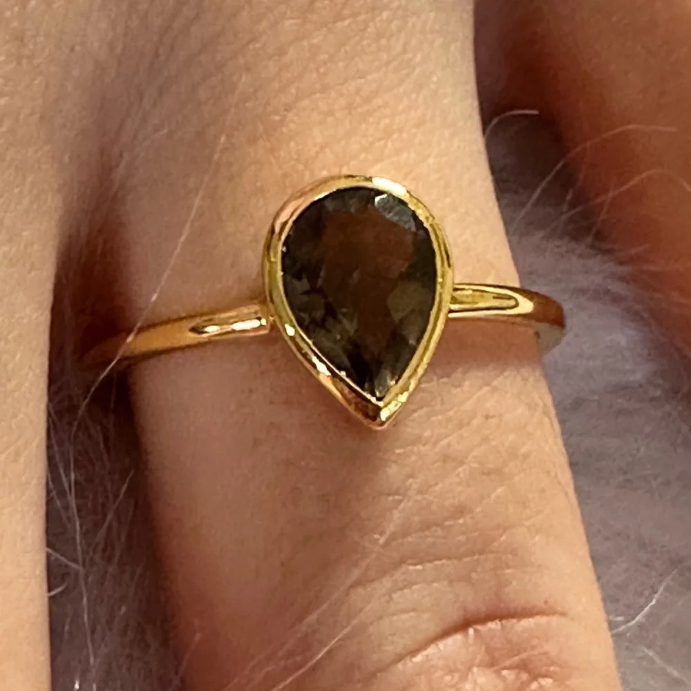925 GF real Citrine stone made in italy